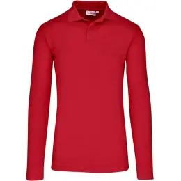 Mens Long Sleeve Elemental Red